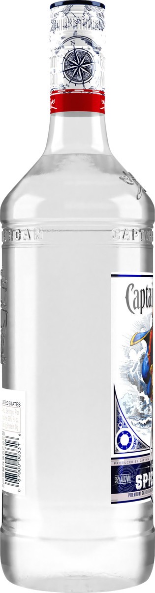 slide 2 of 3, Captain Morgan Silver Spiced Rum, 1 liter