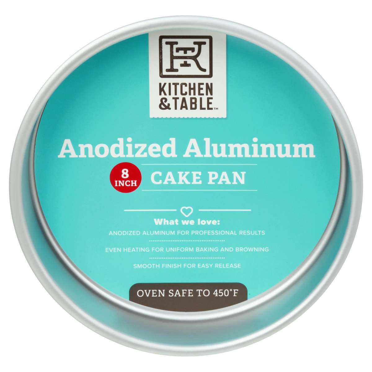 slide 1 of 1, Kitchen & Table Round Pan Anodized Alum, 8 in