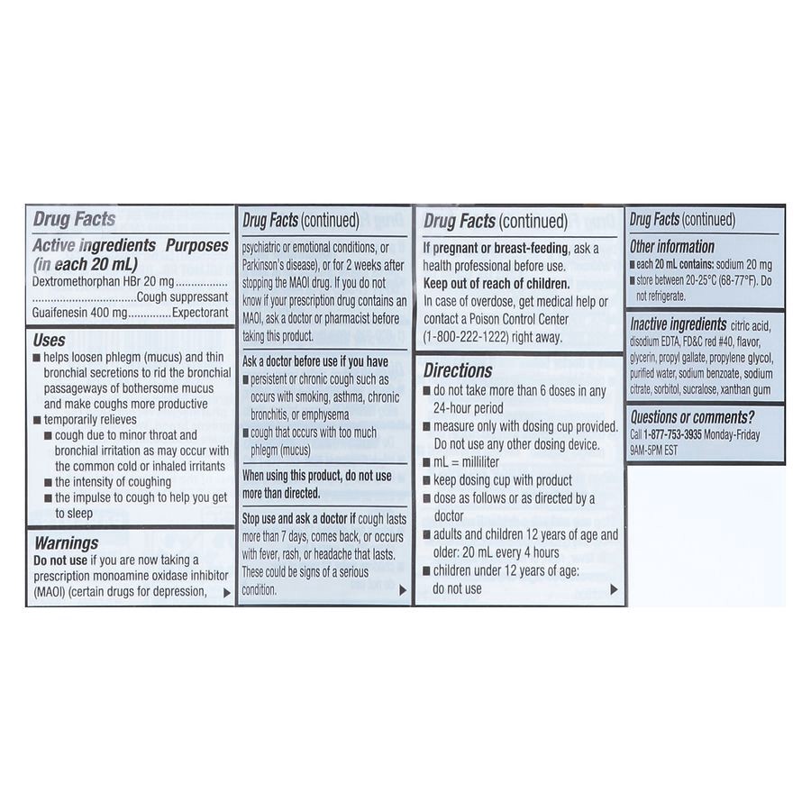 slide 3 of 5, Walgreens Cherry Cough & Chest Congestion Dm, 6 fl oz