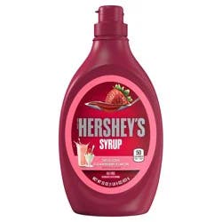 Hershey's Strawberry Flavored Syrup Bottle, 22 oz