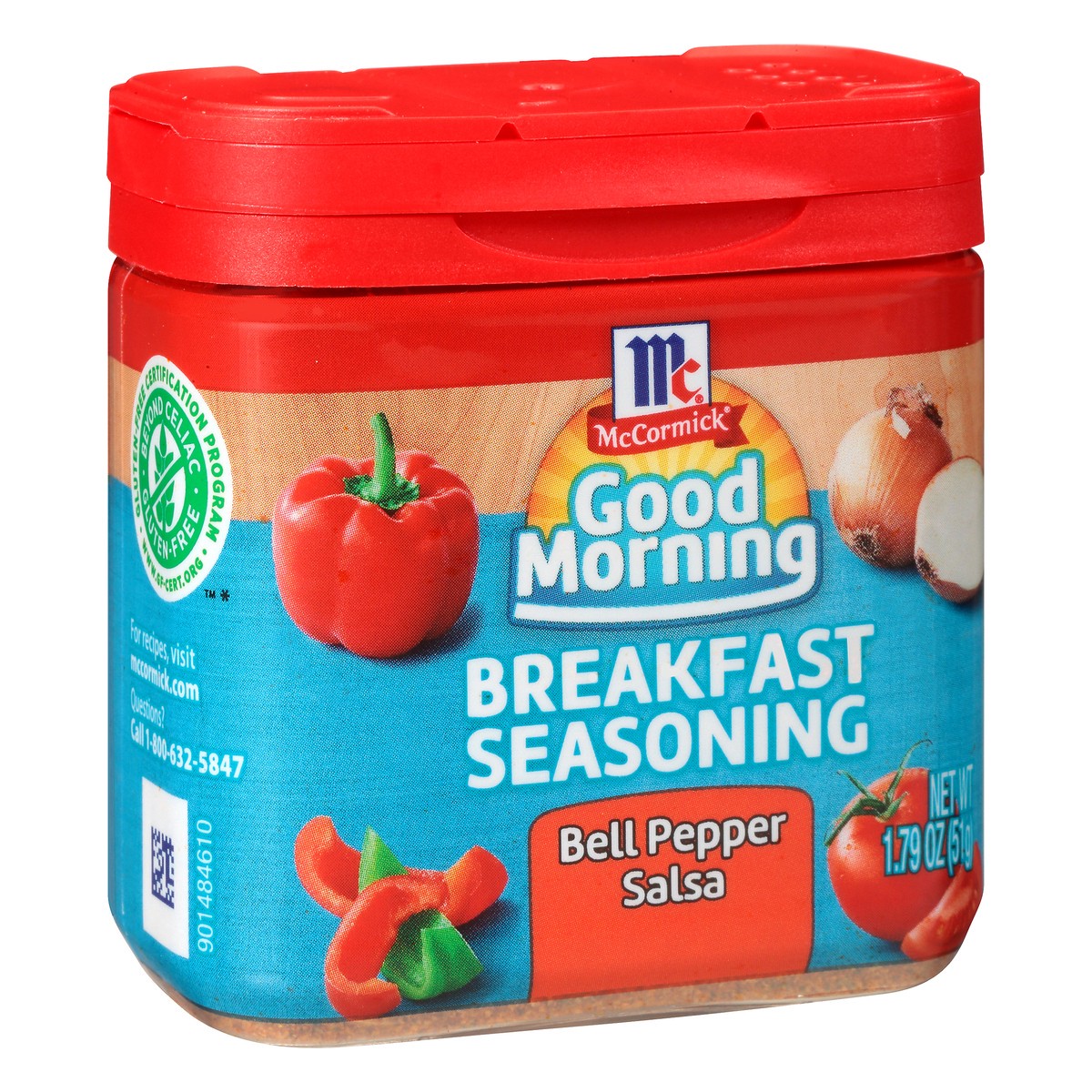 slide 8 of 10, McCormick Good Morning Bell Pepper Salsa Breakfast Seasoning 1.79 oz. Bottle, 1.79 oz