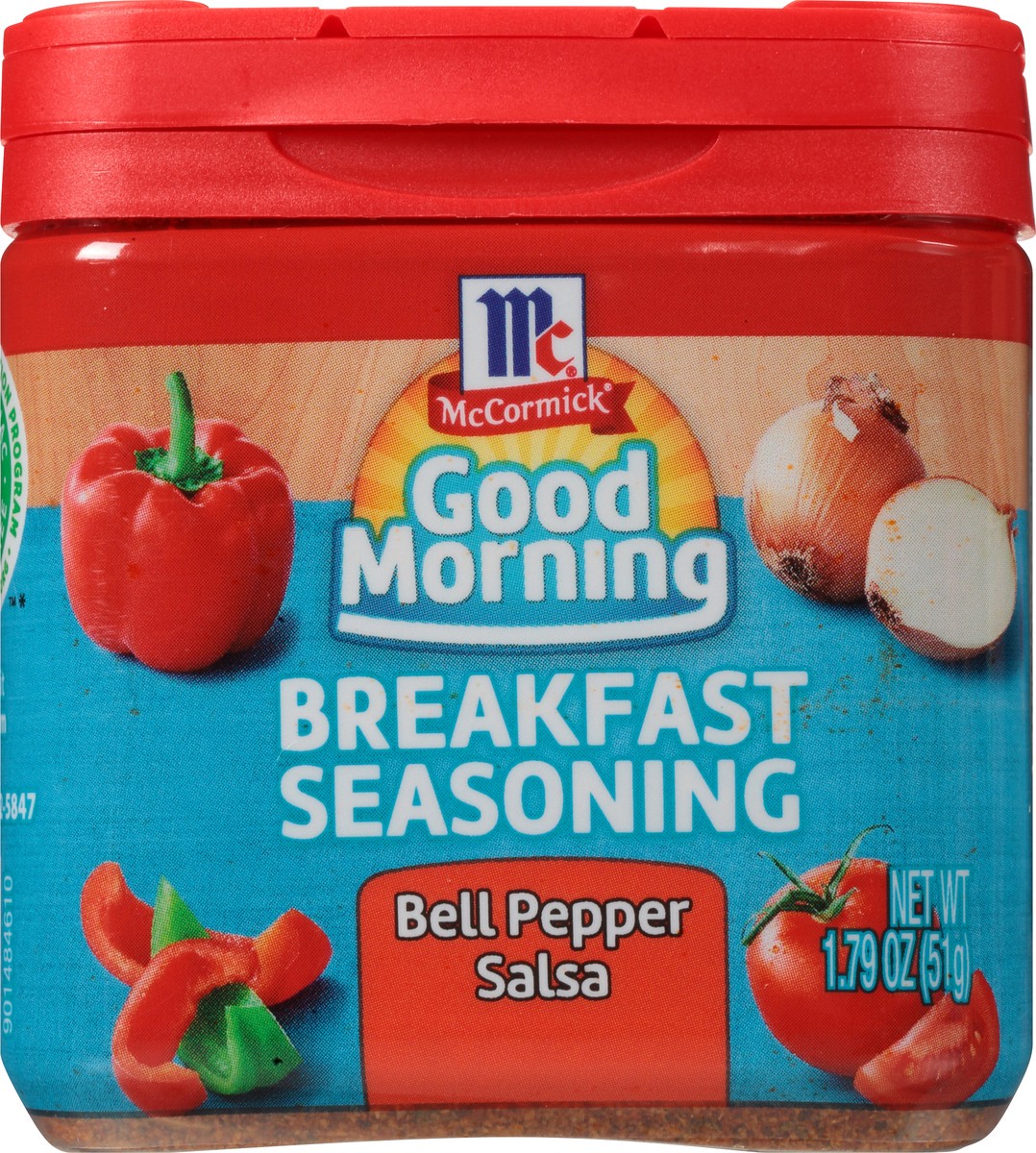 slide 9 of 10, McCormick Good Morning Bell Pepper Salsa Breakfast Seasoning 1.79 oz. Bottle, 1.79 oz