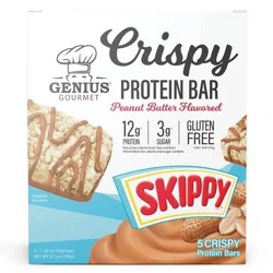Genius Gourmet Skippy Crispy 12g Protein Bar