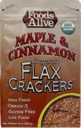 Foods Alive Flax Crackers 4 oz