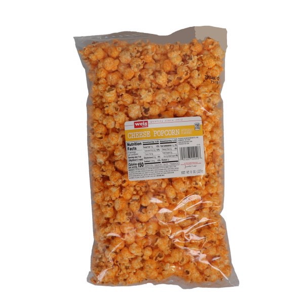 slide 1 of 1, Weis Quality Cheese Popcorn, 8 lb