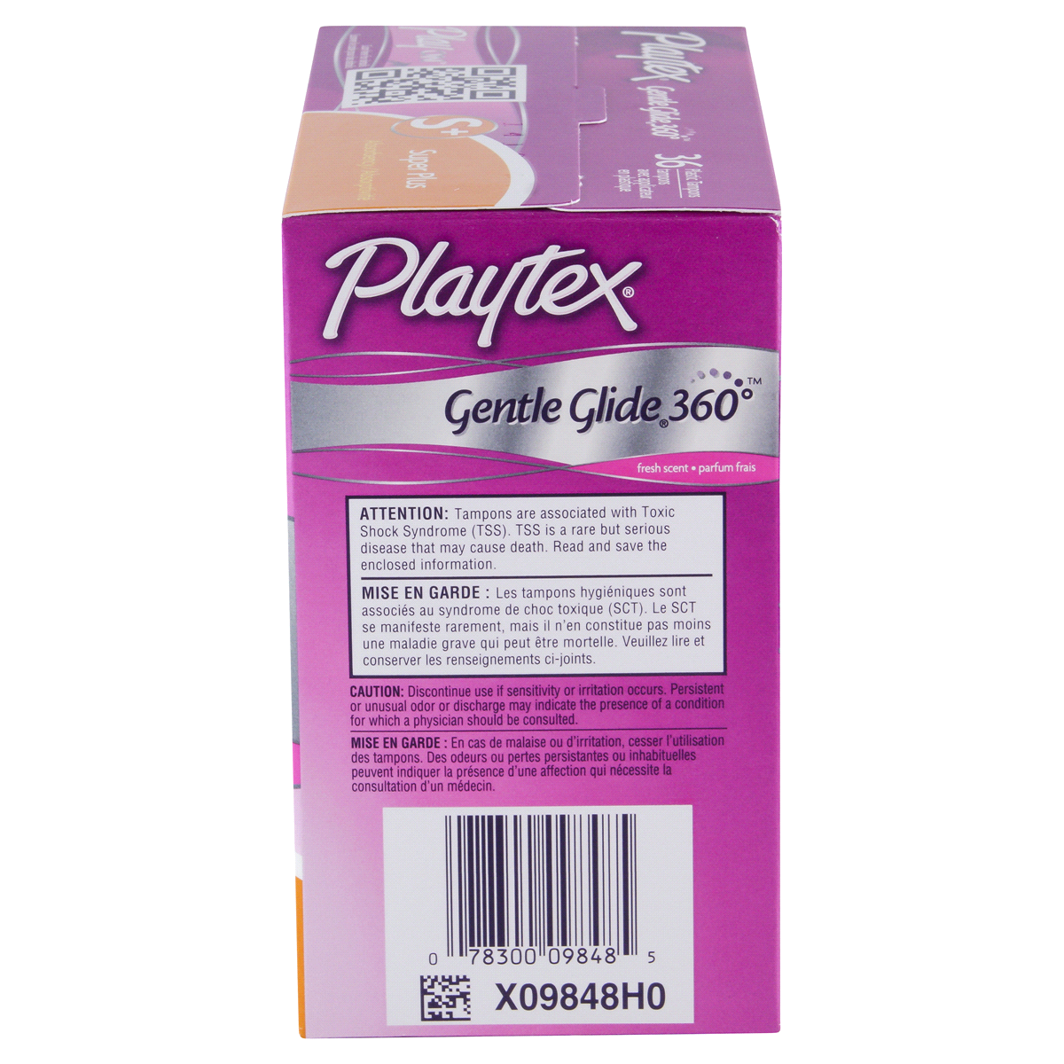 slide 6 of 6, Playtex Simply Gentle Glide Tampons Scented Super Plus Absorbency - 36 Count, 36 ct