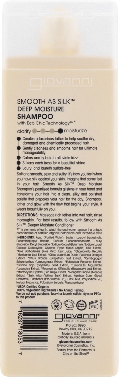 slide 7 of 9, Giovanni Smooth As Silk Deep Moisture Shampoo 8.5 oz, 8.5 oz