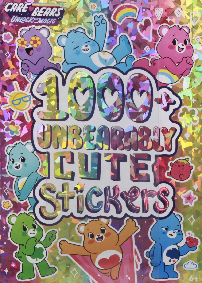 slide 1 of 11, Care Bears 1000+ Unbearably Cute Stickers 1 ea, 1 ct