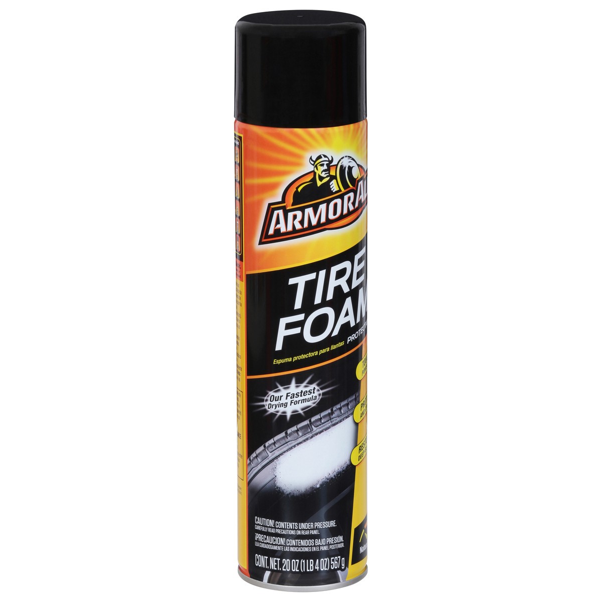 slide 3 of 9, Armor All Tire Foam Protectant - 20 OZ, 20 fl oz