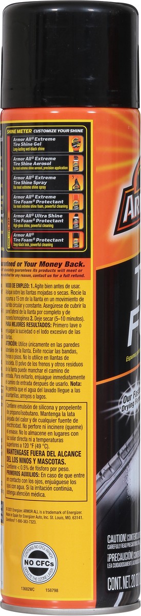 slide 6 of 9, Armor All Tire Foam Protectant - 20 OZ, 20 fl oz