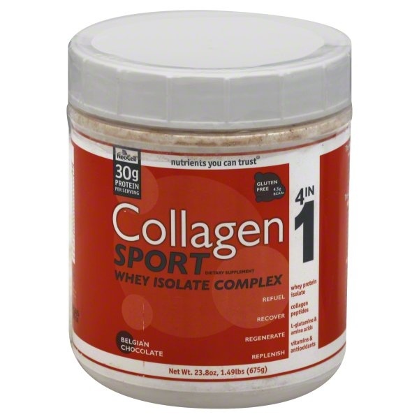 slide 1 of 1, NeoCell Collagen Sport Belgian Chocolate, 23.84 oz