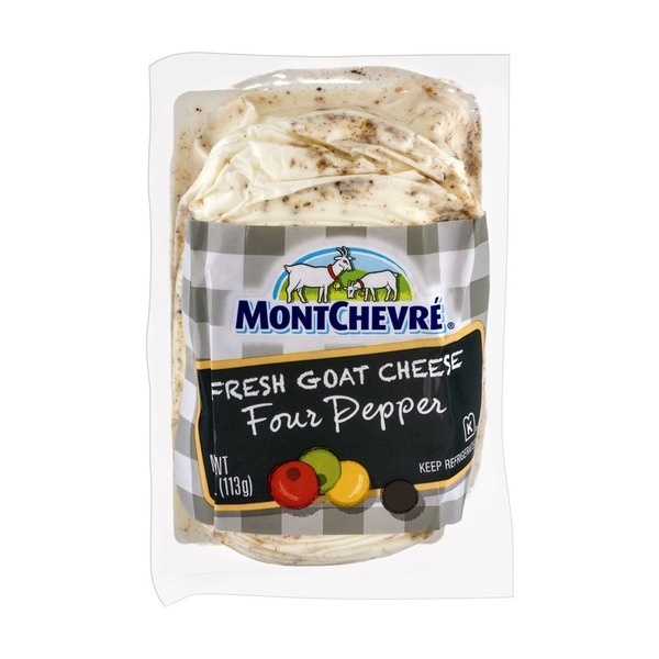 slide 1 of 1, Chevre Montchevre Four Peppers Fresh Goat Cheese Log, 4 oz