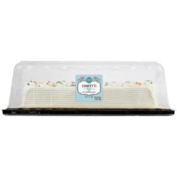 Bakery Fresh Goodness Confetti 1/4 Sheet Cake With Buttercream Icing