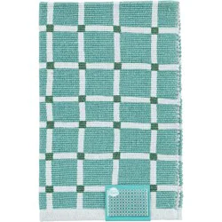 Destination Holiday Scatter Rug - Blue Grid