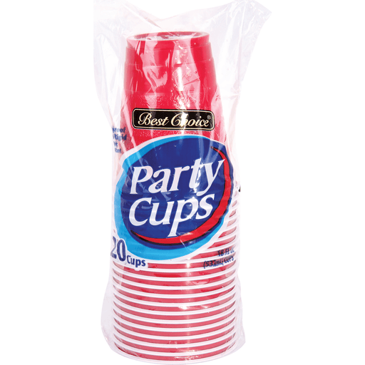 slide 1 of 1, Best Choice Colored Party Cups, 20 ct