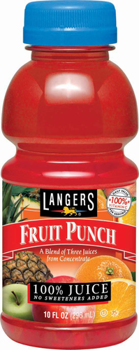 slide 1 of 1, Langer's Fruit Punch, 10 oz
