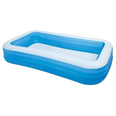 slide 1 of 4, Intex Swim Center Family Inflatable Pool, 120 in x 72 in x 22 in