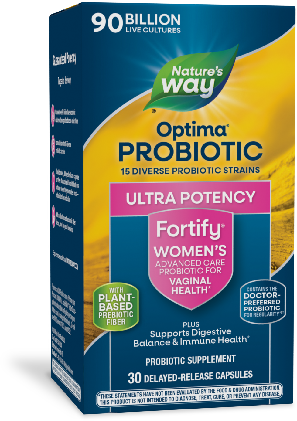 slide 1 of 5, Nature's Way Fortify Optima Women's Advanced Care 90 Billion Probiotic, 30 ct