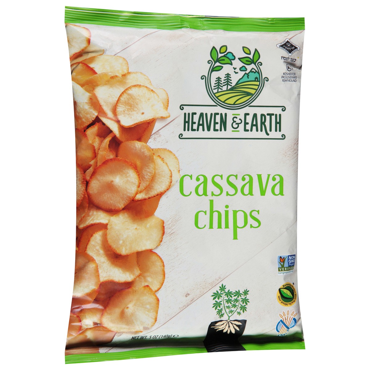 slide 5 of 9, Heaven & Earth Cassava Chips 5 oz, 5 oz