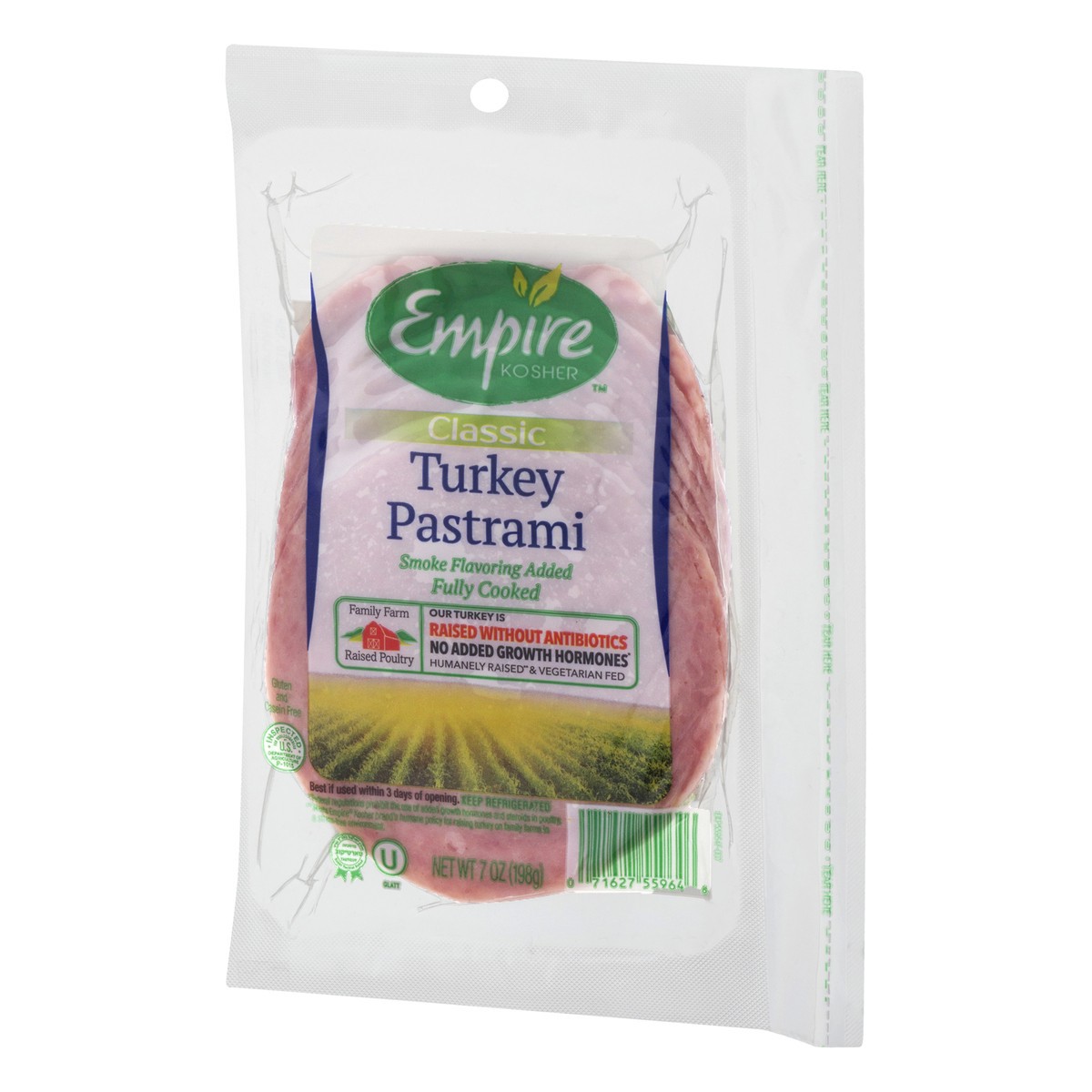 slide 5 of 13, Empire Kosher Classic Turkey Pastrami 7 oz, 7 oz