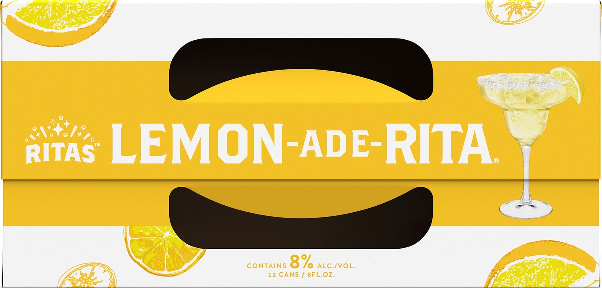 slide 7 of 8, RITAS Lemon-Ade-Rita Sparkling Margarita 8 ea, 12 ct; 8 fl oz