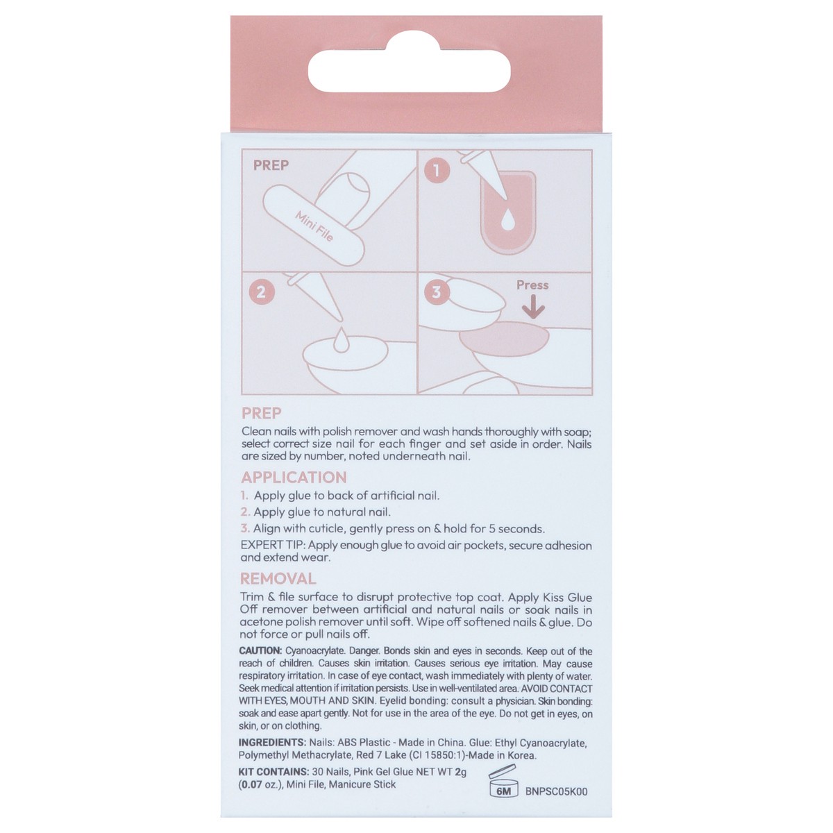 slide 2 of 13, Kiss Bare but Butter Premium Short Trunude Nail Shades Nails 30 ea, 30 ct