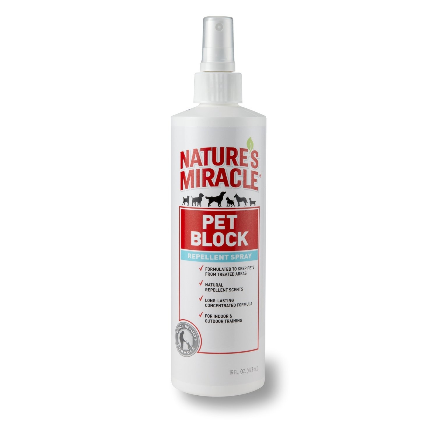 slide 1 of 1, Nature's Miracle Pet Block Repellent Spray, 16 oz