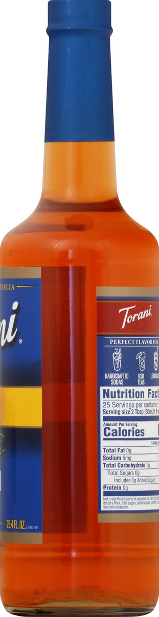 slide 3 of 13, Torani Sugar Free Peach Syrup - 750 ml, 750 ml