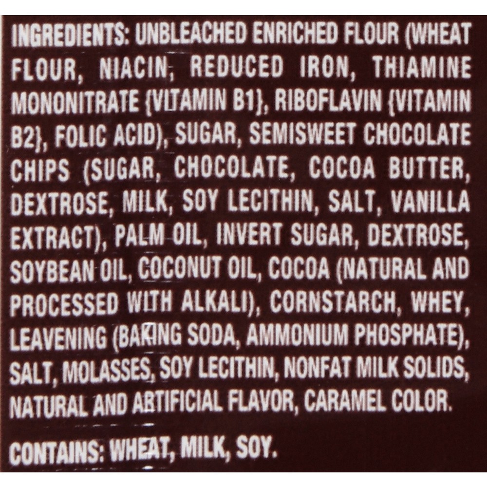 slide 2 of 5, CHIPS AHOY! Chewy Chocolate Chip Fudge-Filled Cookies, 1 Pack (10 oz.), 0.66 lb