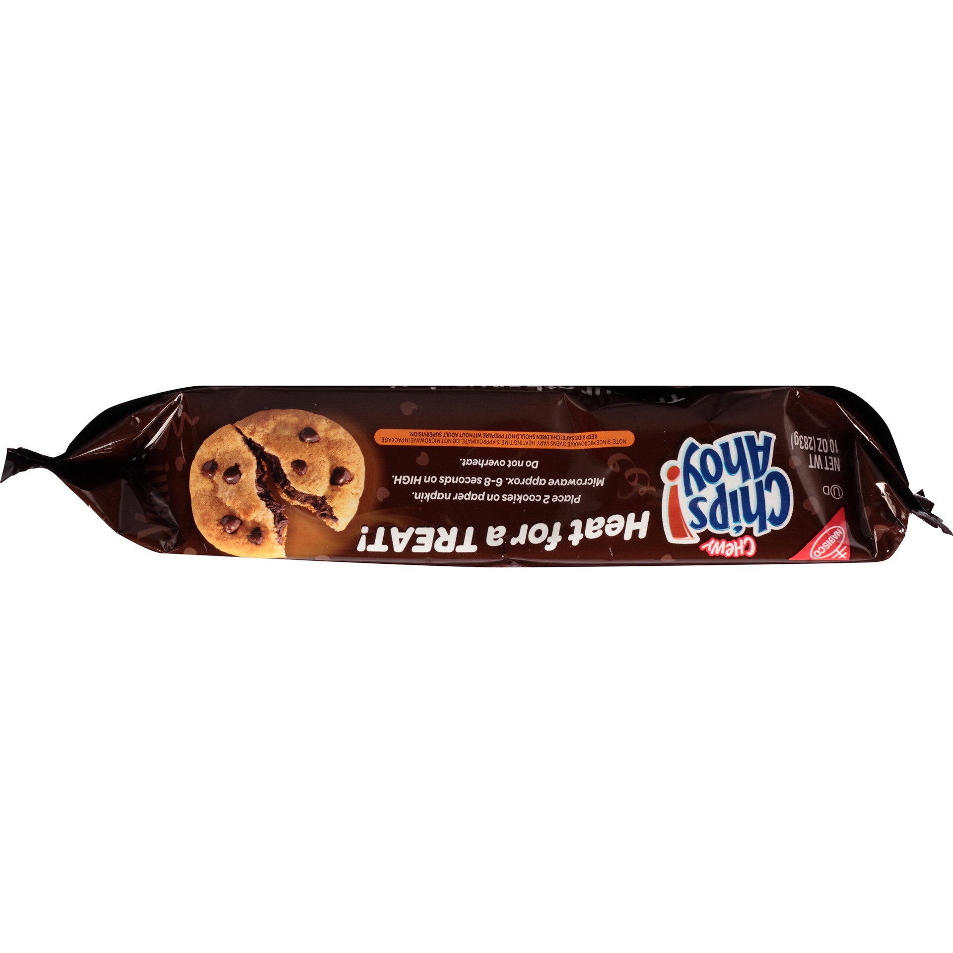 slide 5 of 5, CHIPS AHOY! Chewy Chocolate Chip Fudge-Filled Cookies, 1 Pack (10 oz.), 0.66 lb