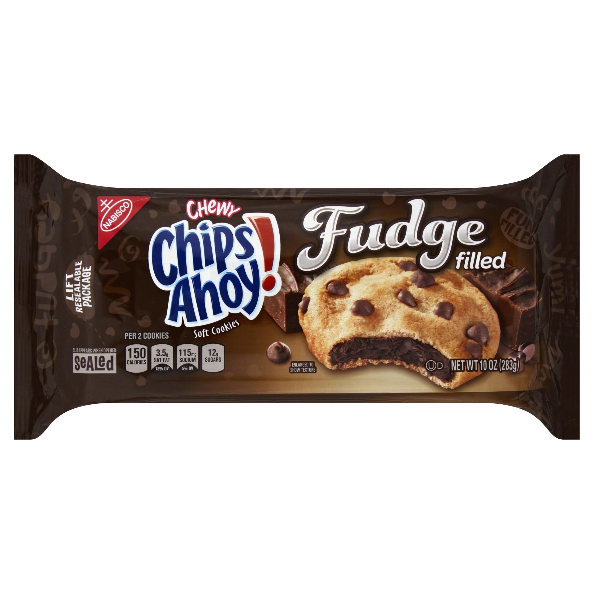 Chips Ahoy! Gooey ChocolateFudge Filled Soft Cookies 10 oz Shipt