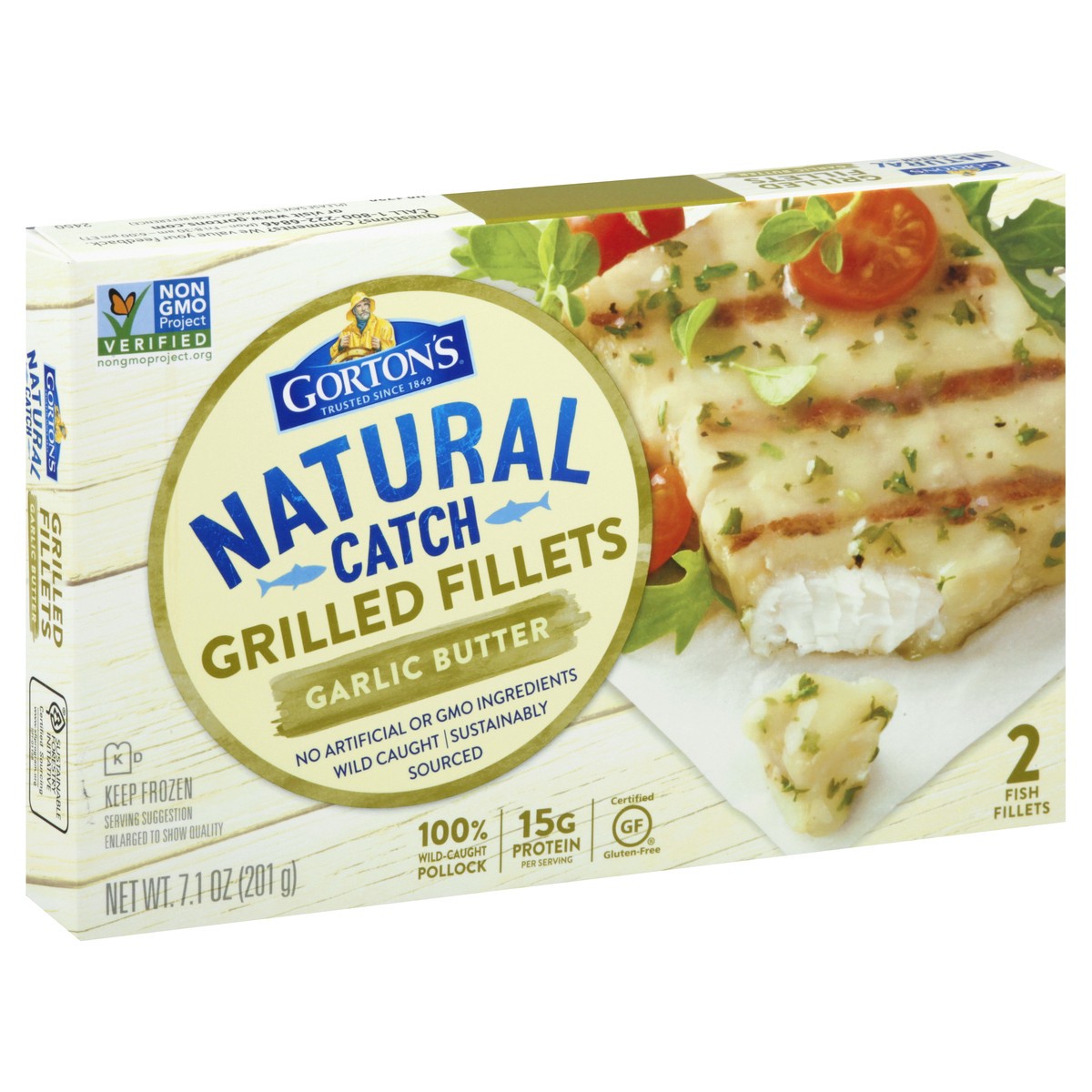 slide 4 of 9, Gorton's Gortons Garlic Butter Grilled Fillets, 7.1 oz