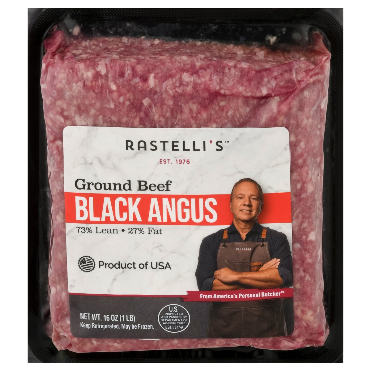 slide 7 of 14, Ground Beef Brick 73% Lean, 16 oz