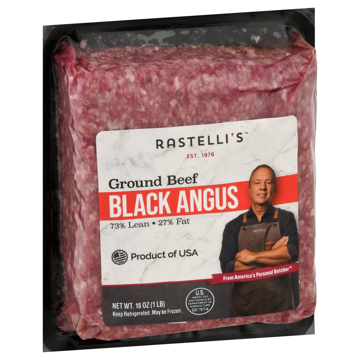 slide 4 of 14, Ground Beef Brick 73% Lean, 16 oz