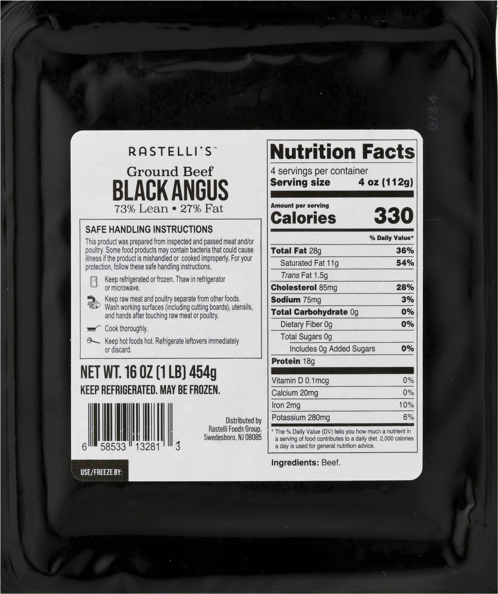 slide 14 of 14, Ground Beef Brick 73% Lean, 16 oz