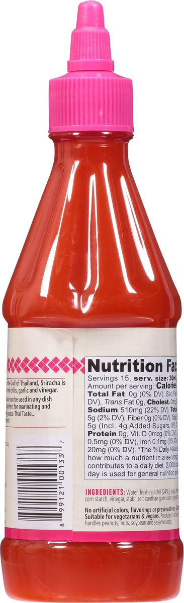 slide 4 of 14, Thai Taste Sriracha Hot Chili Sauce 15.23 fl oz, 15.23 fl oz