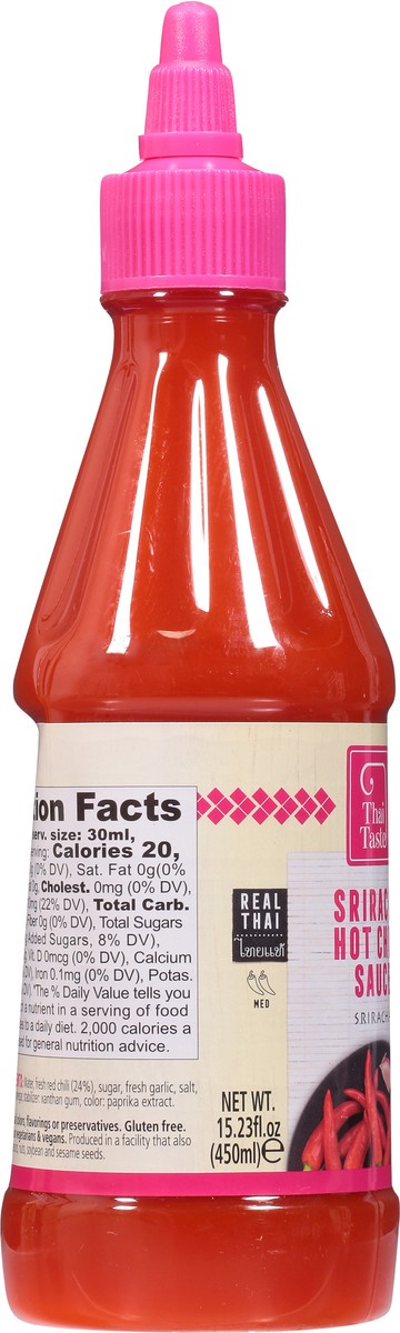 slide 11 of 14, Thai Taste Sriracha Hot Chili Sauce 15.23 fl oz, 15.23 fl oz