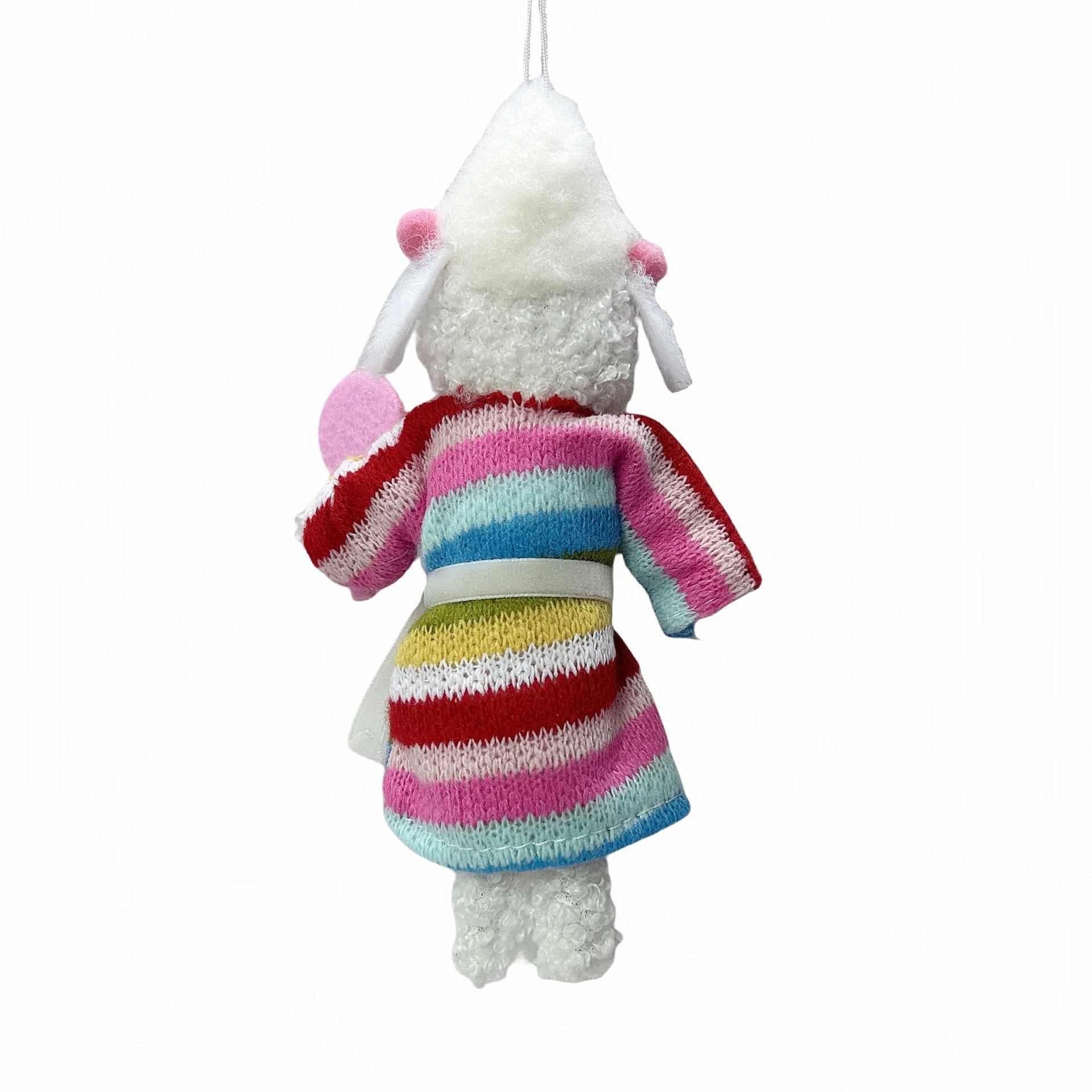 slide 2 of 2, 7" Dog In Sweater Felt Ornament By Ashland, 3 in x 2 in x 7 in