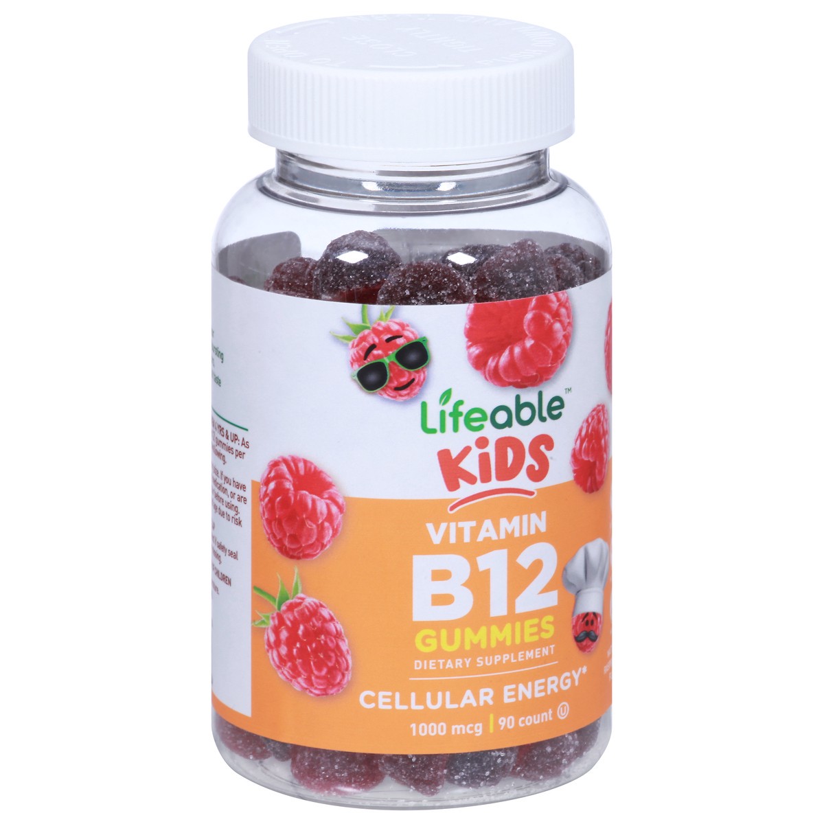 slide 6 of 9, Lifeable 1000 mcg Cellular Energy Kids Vitamin B12 90 Gummies, 90 ct