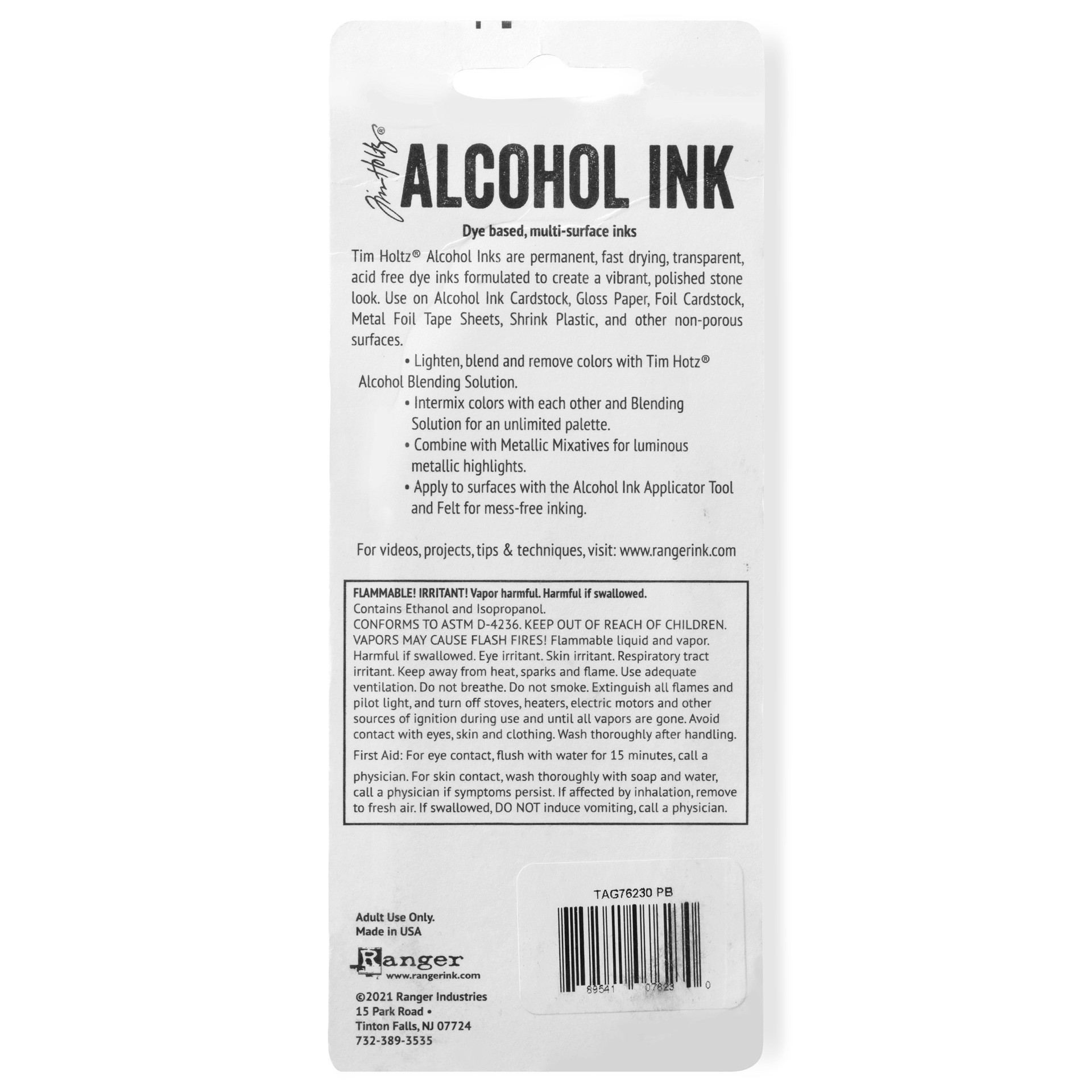 slide 5 of 7, Tim Holtz Alcohol Ink, 2oz., 2 oz