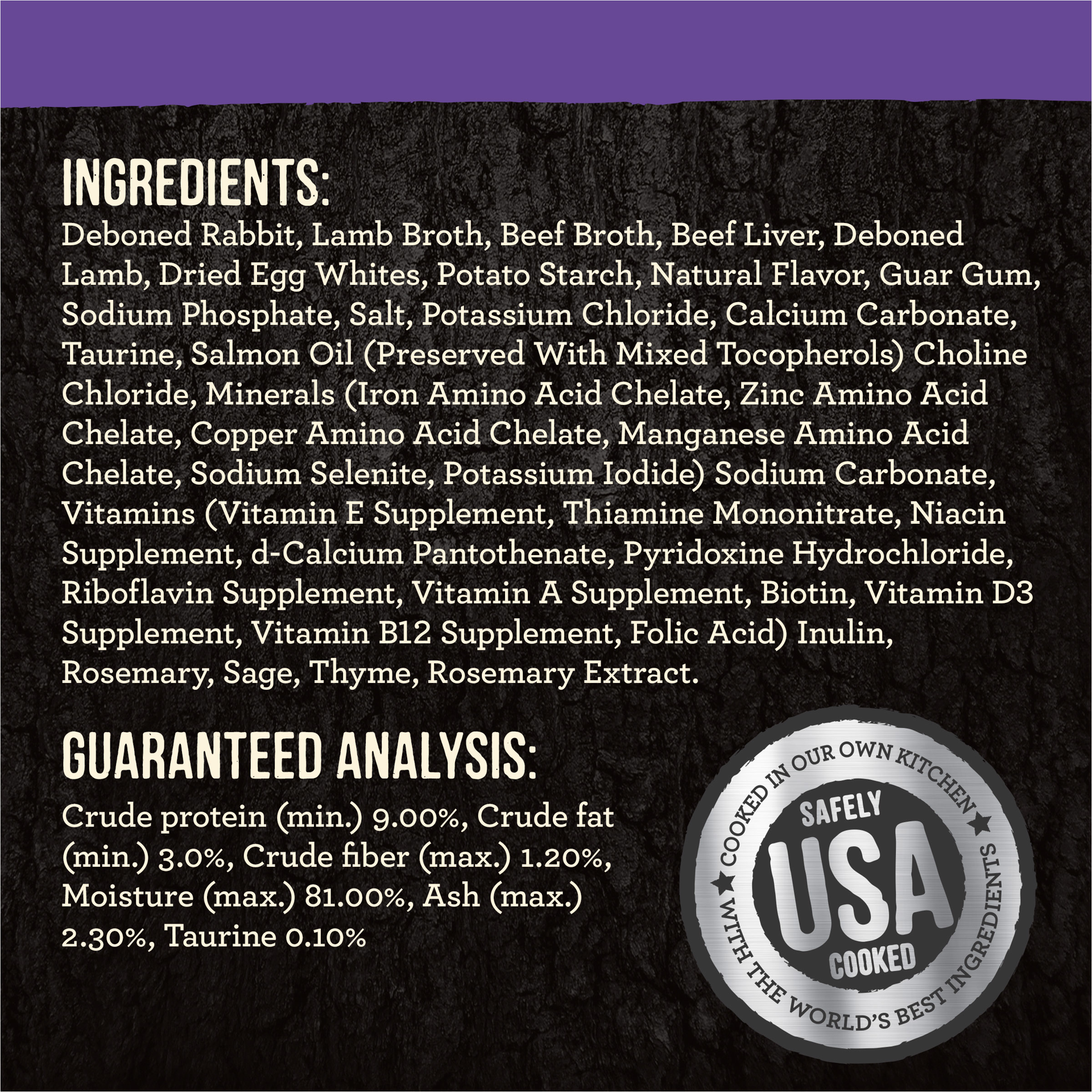 slide 2 of 4, Merrick Backcountry Grain Free Wet Cat Food Real Rabbit Recipe Cuts in Gravy - 3 oz Pouch, 3 oz