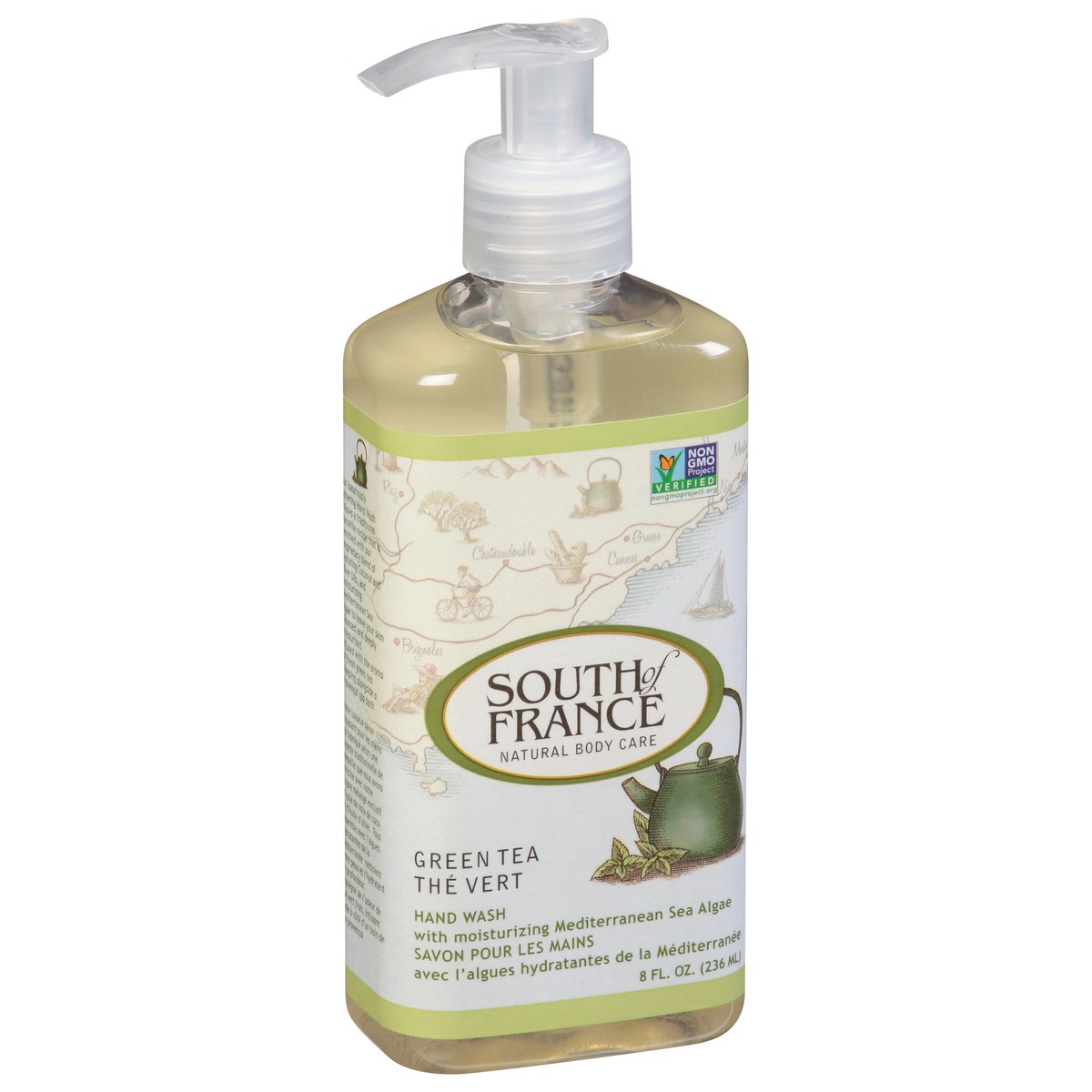 slide 4 of 12, SOF Nourishing Green Tea Leaves Hand Wash with Sea Algae 8 fl oz, 8 fl oz