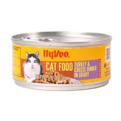 Hy-Vee Cat Food, Turkey & Cheese Dinner In Gravy