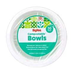 Hyvee 20oz Compostable Bowls 30ct