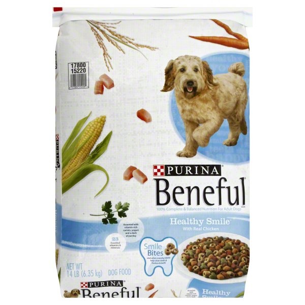 slide 1 of 6, Purina Beneful Healthy Smile Dry Dog Food, 14 lb