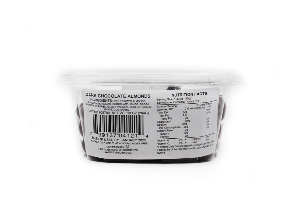 slide 3 of 3, It's Delish Chocolate Almond Tray, 10 oz