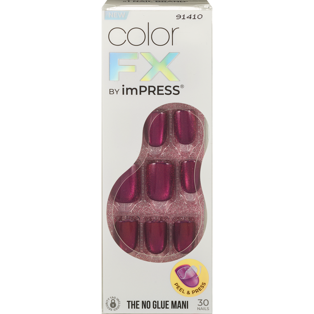 slide 1 of 1, imPRESS Color FX Nails 30 ea, 1 ct