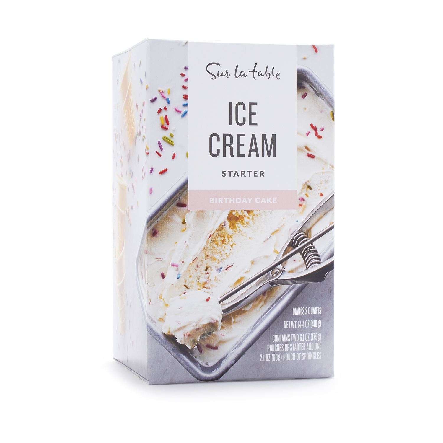 slide 1 of 1, Sur La Table Birthday Cake Ice Cream Starter, 14.4 oz