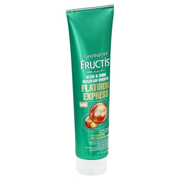 slide 1 of 1, Garnier Fructis Brazilian Smooth Flatirion Express Difficult To Straighten Hair, 5.1 oz
