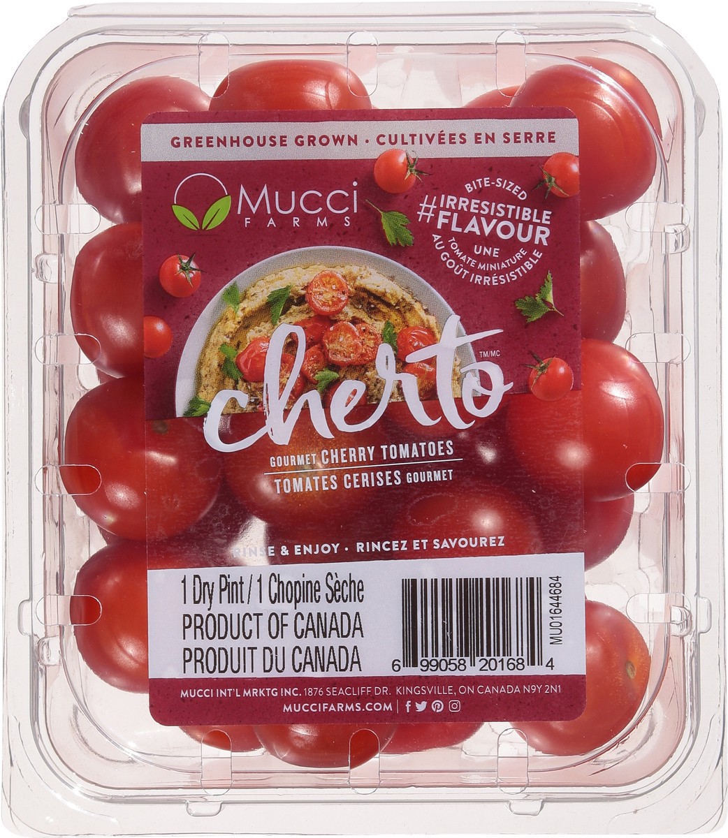 slide 10 of 12, Mucci Farms Cherto Cherry Tomatoes 1 pt, 1 pint